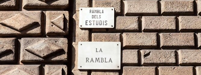 Stadt Urlaub Barcelona Las Ramblas -  Die Rambla, für die auch oft der Plural Las Ramblas verwendet wird, ist eines der Wahrzeichen von Barcelona - eine etwa 1,3 Kilometer lange Straße.